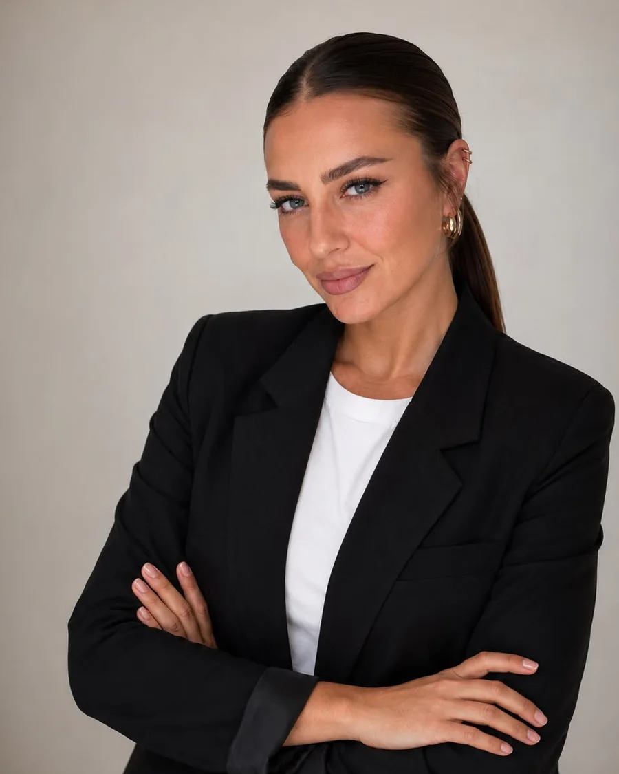 Portret van Teuta Baleci